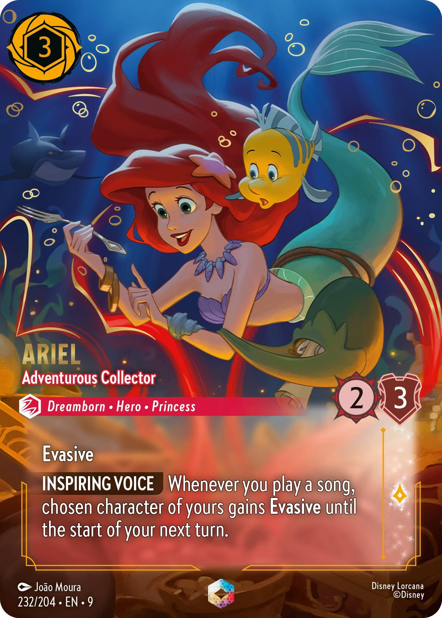 Image of Ariel - Adventurous Collector (Enchanted) (232/204) [Fabled]