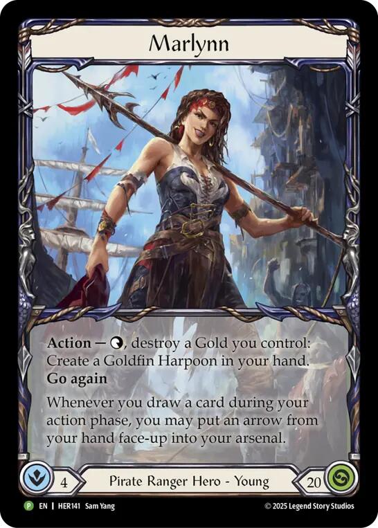 Image of Marlynn [HER141] (Promo)  Rainbow Foil