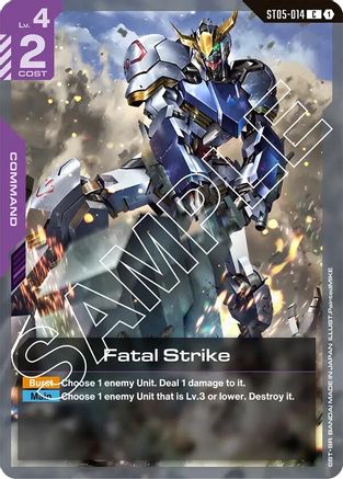 Image of Fatal Strike (ST05-014) - Starter Deck 05 Iron Bloom