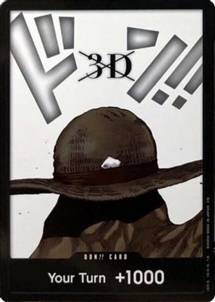 Image of DON!! Card (3D) (Double Pack Set Vol. 8) - Legacy of the Master Foil