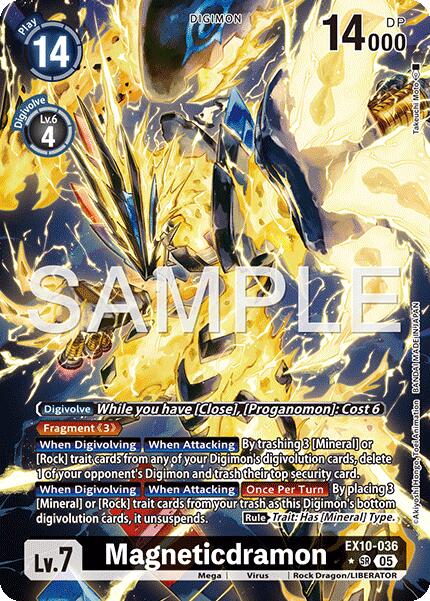Image of Magneticdramon [EX10-036] (Alternate Art) [Sinister Order]
