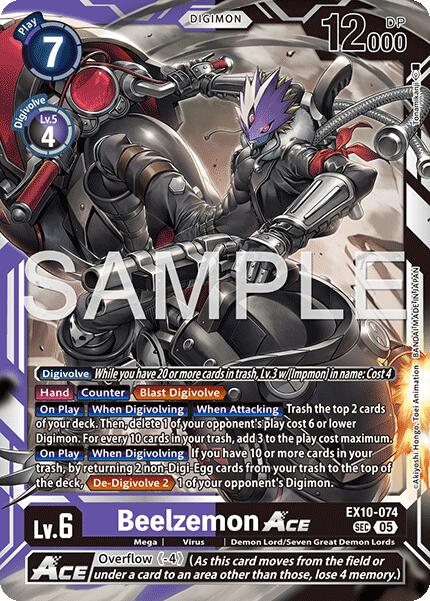 Image of Beelzemon ACE [EX10-074] [Sinister Order]