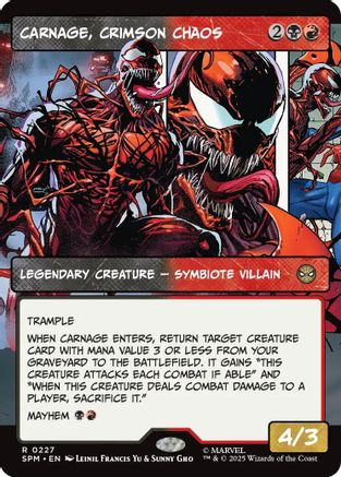 Image of Carnage, Crimson Chaos (Borderless) [Marvel's Spider-Man]