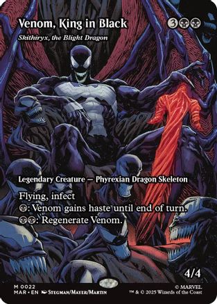 Image of Venom, King in Black - Skithiryx, the Blight Dragon (Borderless) [Marvel Universe: Eternal-Legal]