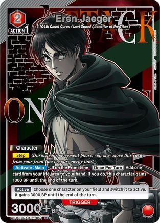 Image of Eren Jaeger (091) (R*) (UE10BT/AOT-1-091) - UE10BT Attack on Titan Foil