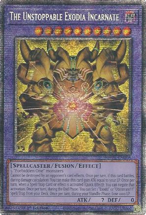 Image of The Unstoppable Exodia Incarnate [MP25-EN008] Starlight Rare