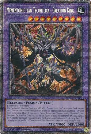 Image of Mementomictlan Tecuhtlica - Creation King [MP25-EN010] Starlight Rare