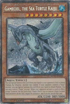 Image of Gameciel, the Sea Turtle Kaiju [MP25-EN028] Starlight Rare