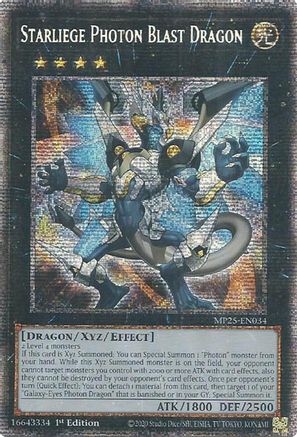 Image of Starliege Photon Blast Dragon [MP25-EN034] Starlight Rare