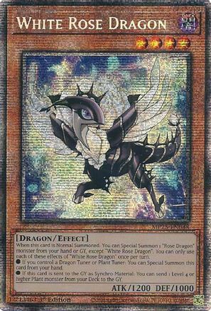 Image of White Rose Dragon [MP25-EN038] Starlight Rare