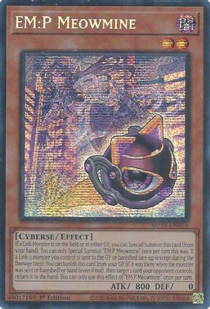 Image of EM:P Meowmine [MP25-EN054] Prismatic Secret Rare