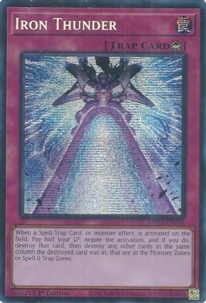 Image of Iron Thunder [MP25-EN058] Prismatic Secret Rare