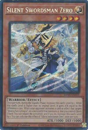 Image of Silent Swordsman Zero [MP25-EN059] Prismatic Secret Rare