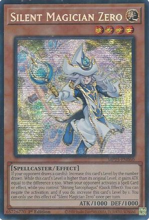 Image of Silent Magician Zero [MP25-EN060] Prismatic Secret Rare