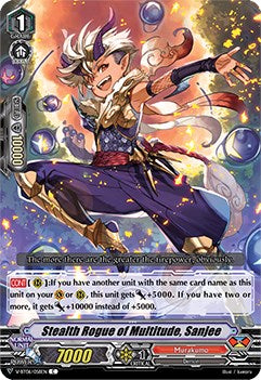 Image of Stealth Rogue of Multitude, Sanjee (V-BT06/058EN) [Phantasmal Steed Restoration]
