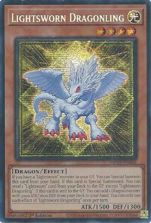 Image of Lightsworn Dragonling [MP25-EN066] Prismatic Secret Rare