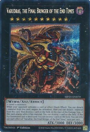 Image of Varudras, the Final Bringer of the End Times [MP25-EN070] Prismatic Secret Rare