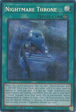 Image of Nightmare Throne [MP25-EN072] Prismatic Secret Rare