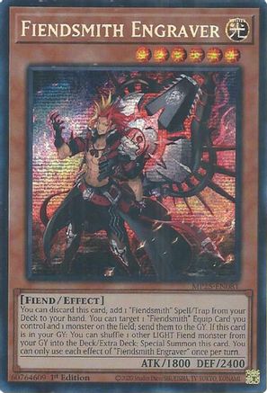 Image of Fiendsmith Engraver [MP25-EN081] Prismatic Secret Rare
