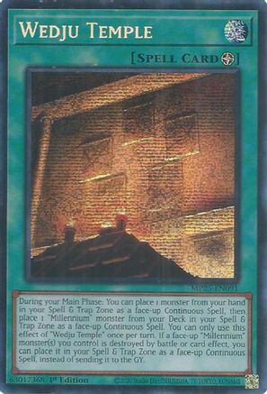 Image of Wedju Temple [MP25-EN091] Prismatic Secret Rare
