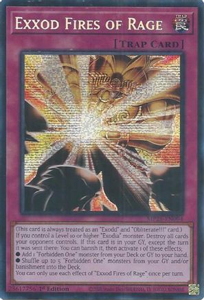 Image of Exxod Fires of Rage [MP25-EN094] Prismatic Secret Rare