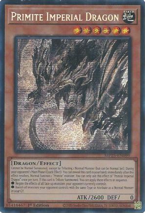 Image of Primite Imperial Dragon [MP25-EN099] Prismatic Secret Rare