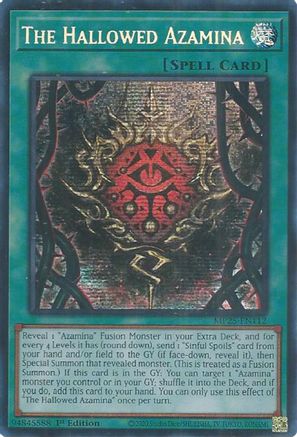 Image of The Hallowed Azamina [MP25-EN112] Prismatic Secret Rare