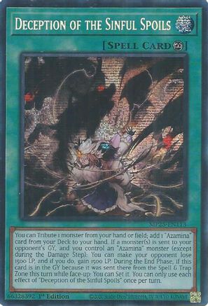 Image of Deception of the Sinful Spoils [MP25-EN113] Prismatic Secret Rare