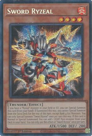 Image of Sword Ryzeal [MP25-EN118] Prismatic Secret Rare