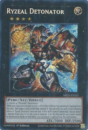 Image of Ryzeal Detonator [MP25-EN121] Prismatic Secret Rare