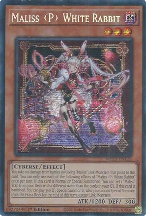Image of Maliss [P] White Rabbit [MP25-EN122] Prismatic Secret Rare