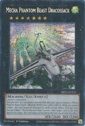 Image of Mecha Phantom Beast Dracossack [MP25-EN135] Prismatic Secret Rare