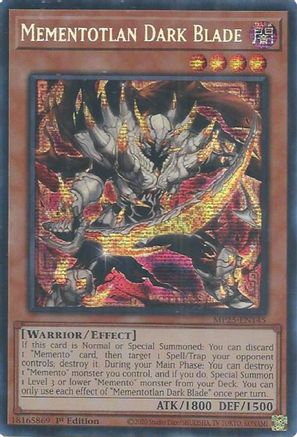 Image of Mementotlan Dark Blade [MP25-EN145] Prismatic Secret Rare
