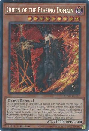 Image of Queen of the Blazing Domain [MP25-EN147] Prismatic Secret Rare