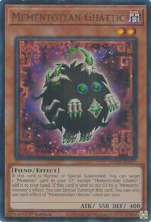 Image of Mementotlan Ghattic [MP25-EN157] Ultra Rare
