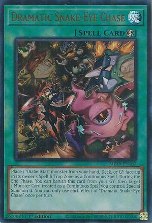 Image of Dramatic Snake-Eye Chase [MP25-EN167] Ultra Rare