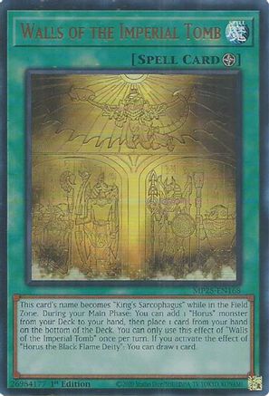 Image of Walls of the Imperial Tomb [MP25-EN168] Ultra Rare