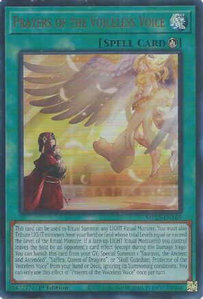Image of Prayers of the Voiceless Voice [MP25-EN169] Ultra Rare