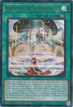 Image of Barrier of the Voiceless Voice [MP25-EN170] Ultra Rare