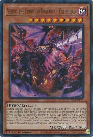 Image of Veidos the Eruption Dragon of Extinction [MP25-EN175] Ultra Rare