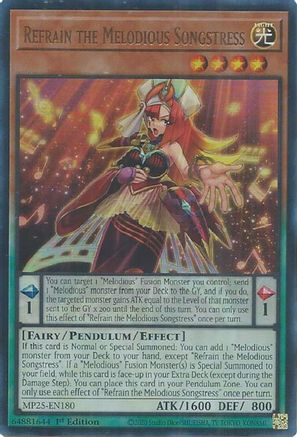 Image of Refrain the Melodious Songstress [MP25-EN180] Ultra Rare