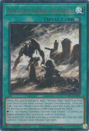 Image of Ancient Gear Advance [MP25-EN194] Ultra Rare