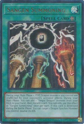 Image of Sangen Summoning [MP25-EN197] Ultra Rare