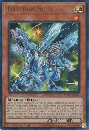 Image of Drytron Nu II [MP25-EN217] Ultra Rare