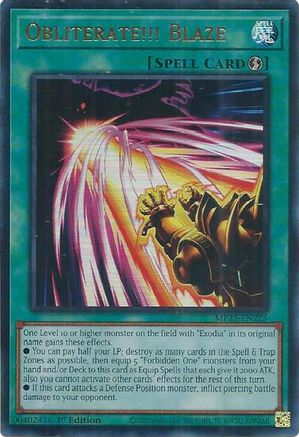 Image of Obliterate!!! Blaze [MP25-EN225] Ultra Rare