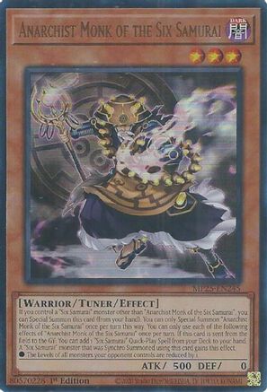 Image of Anarchist Monk of the Six Samurai [MP25-EN245] Ultra Rare