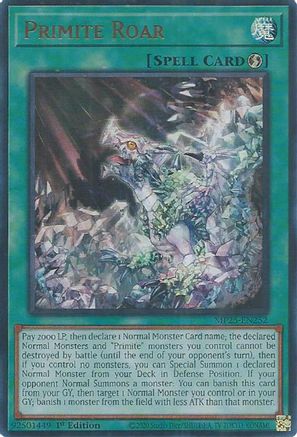 Image of Primite Roar [MP25-EN252] Ultra Rare