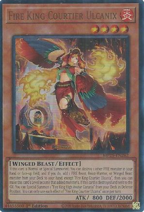 Image of Fire King Courtier Ulcanix [MP25-EN262] Ultra Rare