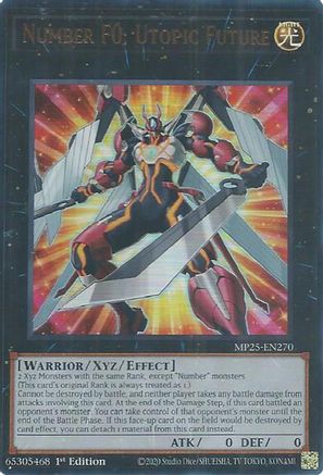 Image of Number F0: Utopic Future [MP25-EN270] Ultra Rare