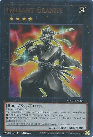 Image of Gallant Granite [MP25-EN286] Ultra Rare